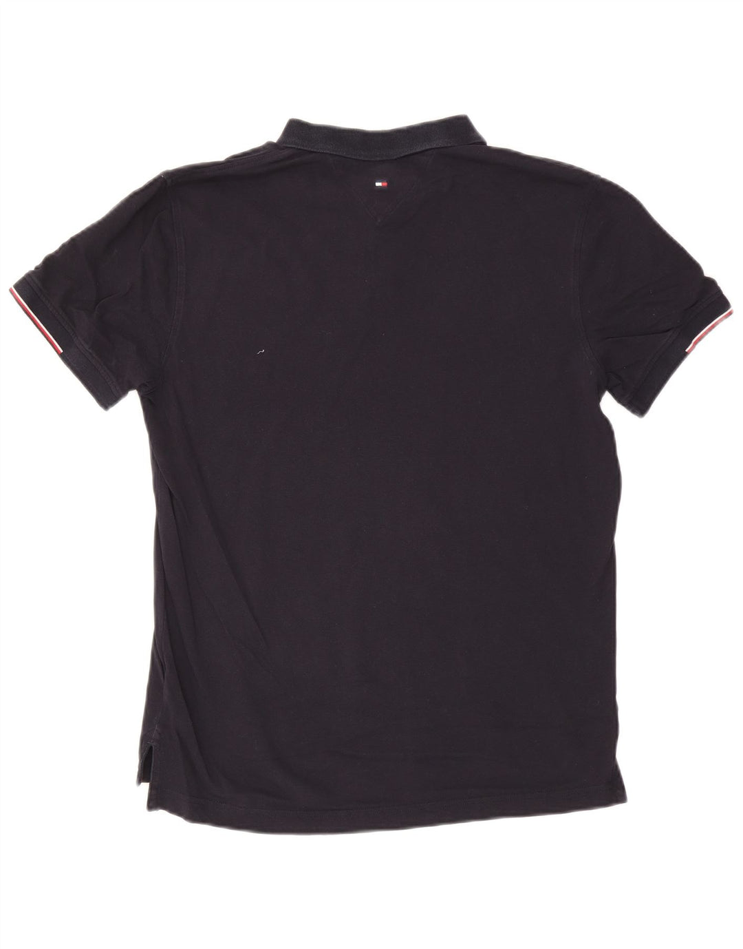 Męska koszulka polo Tommy Hilfiger o regularnym kroju, średnia, granatowa, bawełniana