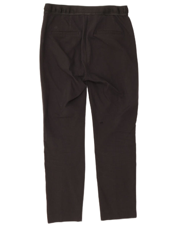 Spodnie damskie Zara Slim Chino, średnie W28 L26, czarne bawełniane
