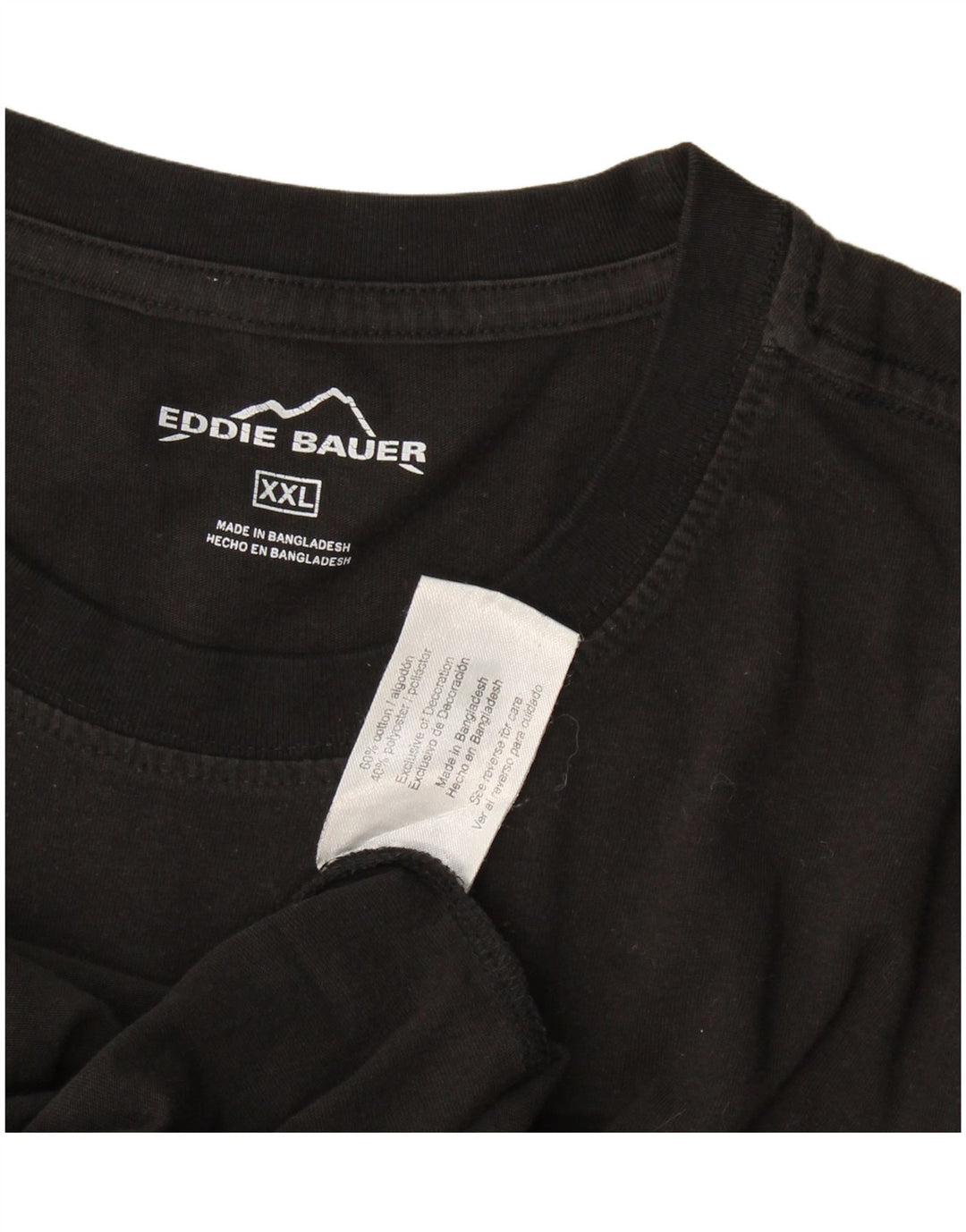 T-shirt męski Eddie Bauer Top 2XL, czarny, bawełniany