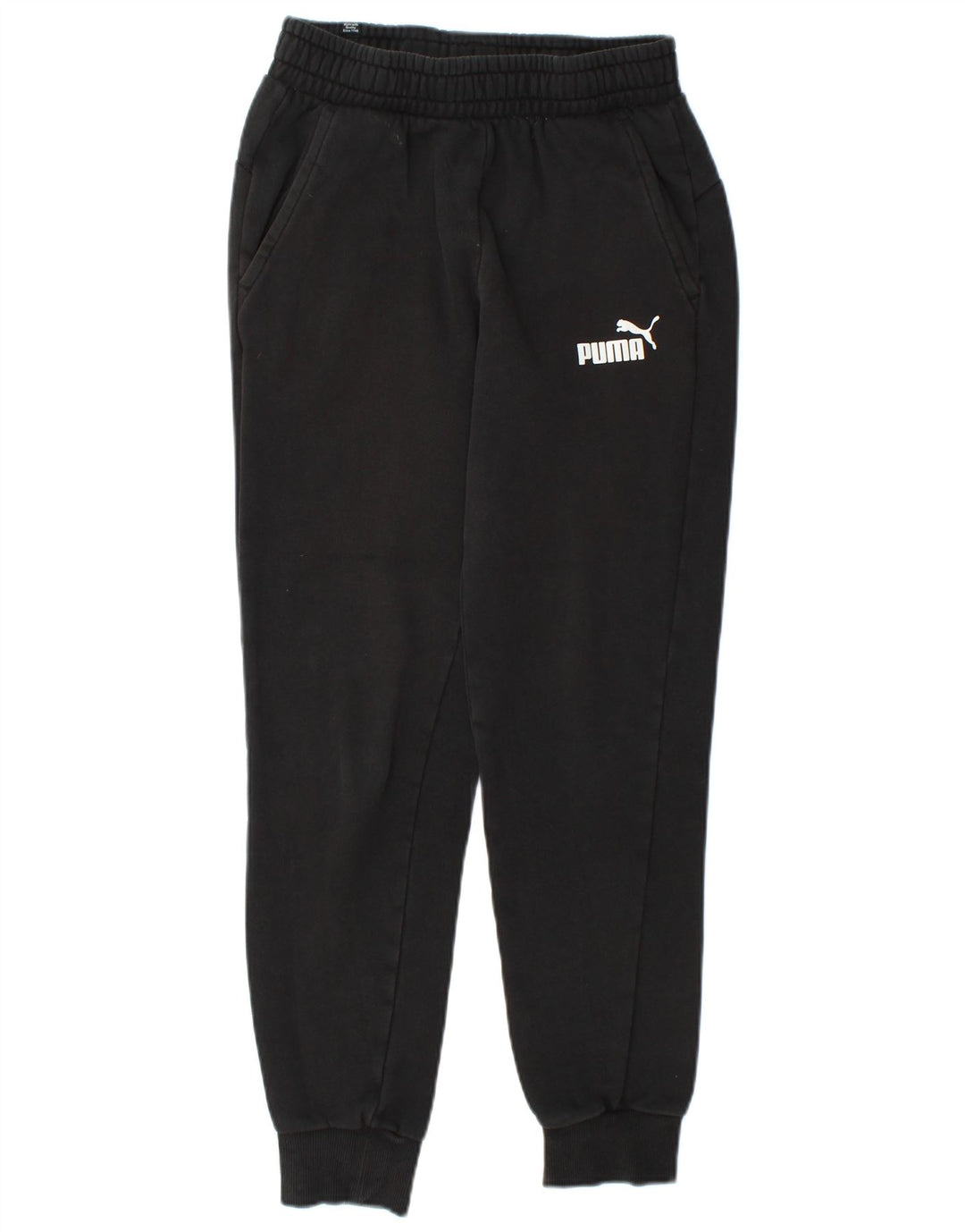 Damskie spodnie dresowe PUMA Joggers UK 10 Small, czarne, bawełniane