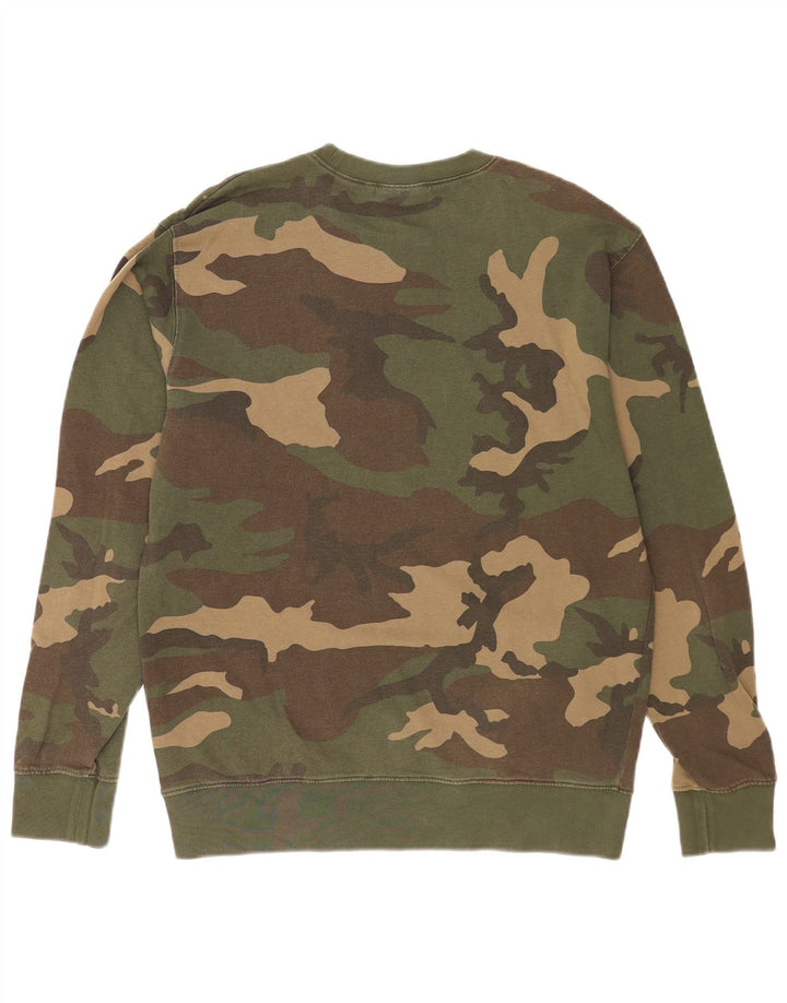 Męska bluza Carhartt z grafiką, średnia, bawełniana kamuflaż khaki
