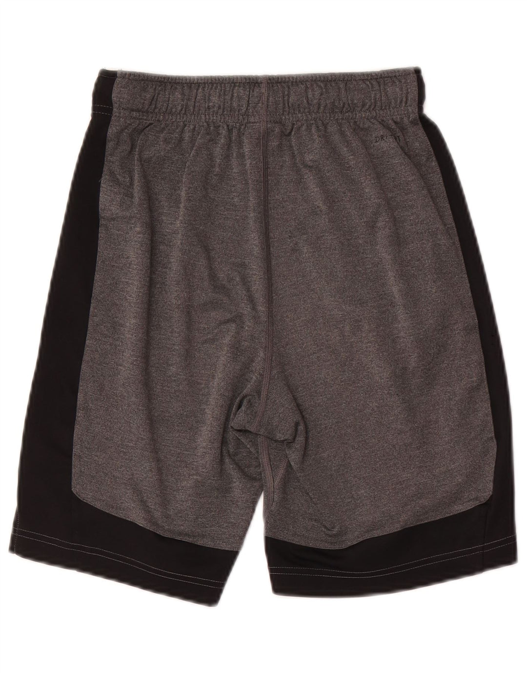 Chłopięce spodenki sportowe Nike Dri Fit 11-12 lat, średnioszare, z blokami kolorów