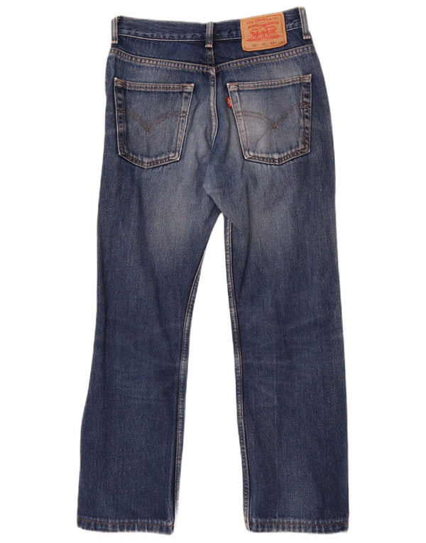 Męskie jeansy Levi's 581 w trudnej sytuacji W29 L27 Niebieska bawełna