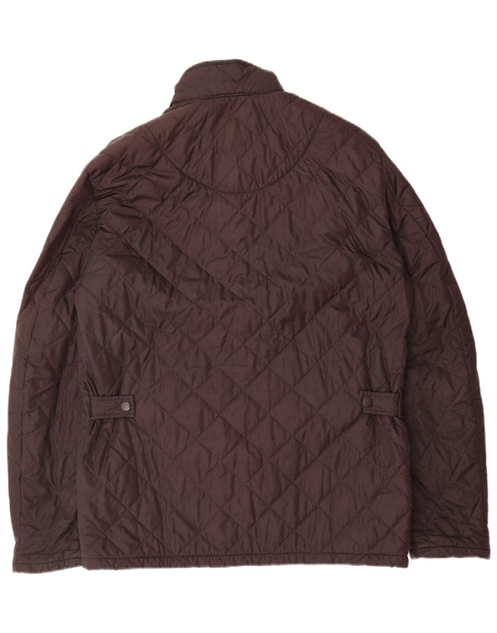 Męska pikowana kurtka BARBOUR UK 36, mała, czarna, z poliestru