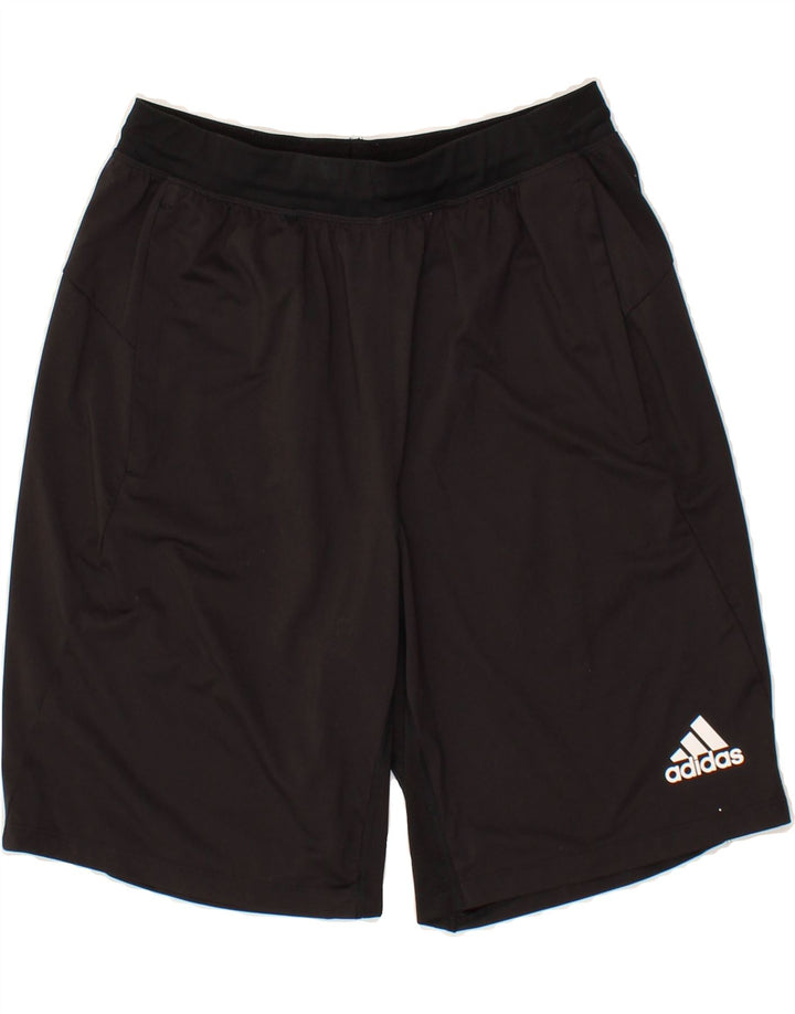 ADIDAS Mens Aeroready Sport Shorts Small  Black Polyester Vintage Adidas and Second-Hand Adidas from Messina Hembry 