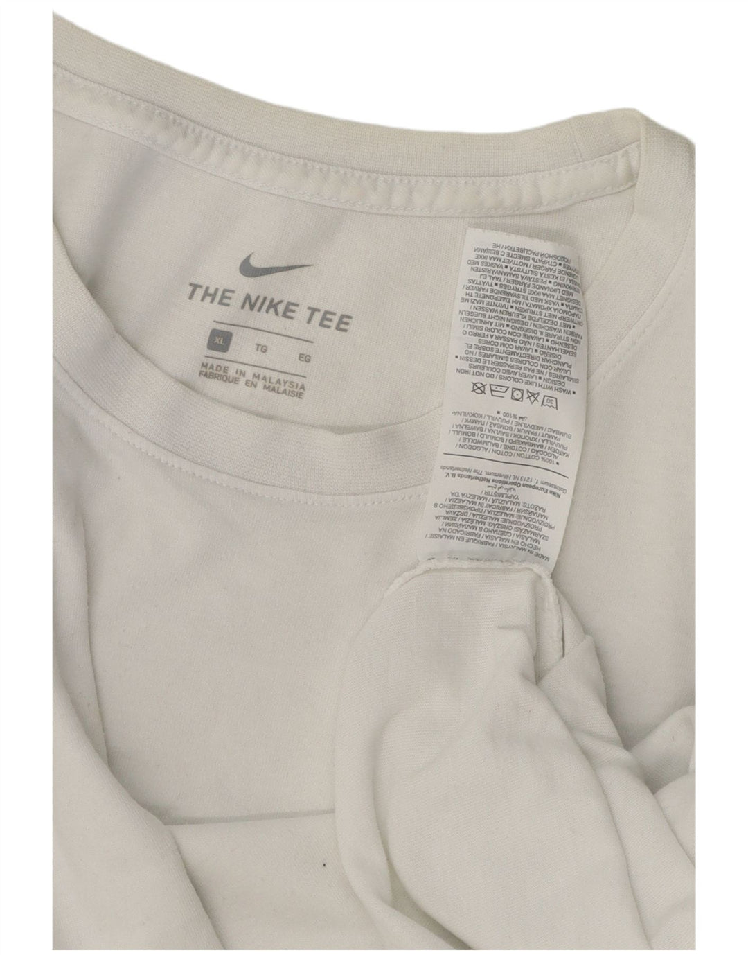 Koszulka męska Nike XL, biała, bawełniana