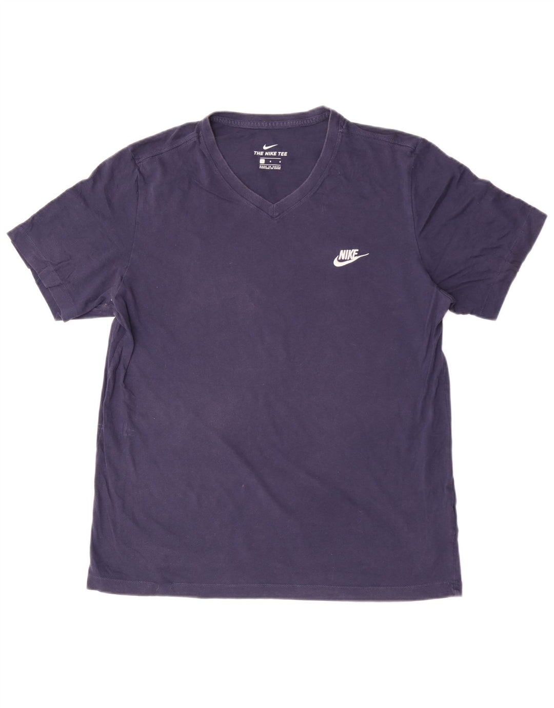 T-shirt męski Nike, duży, granatowy, bawełniany
