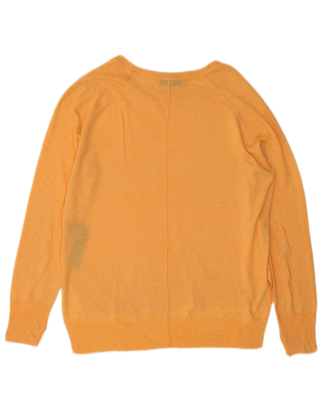 Damski sweter oversize z dekoltem w łódkę Zara UK 10 Small Orange Wiskoza