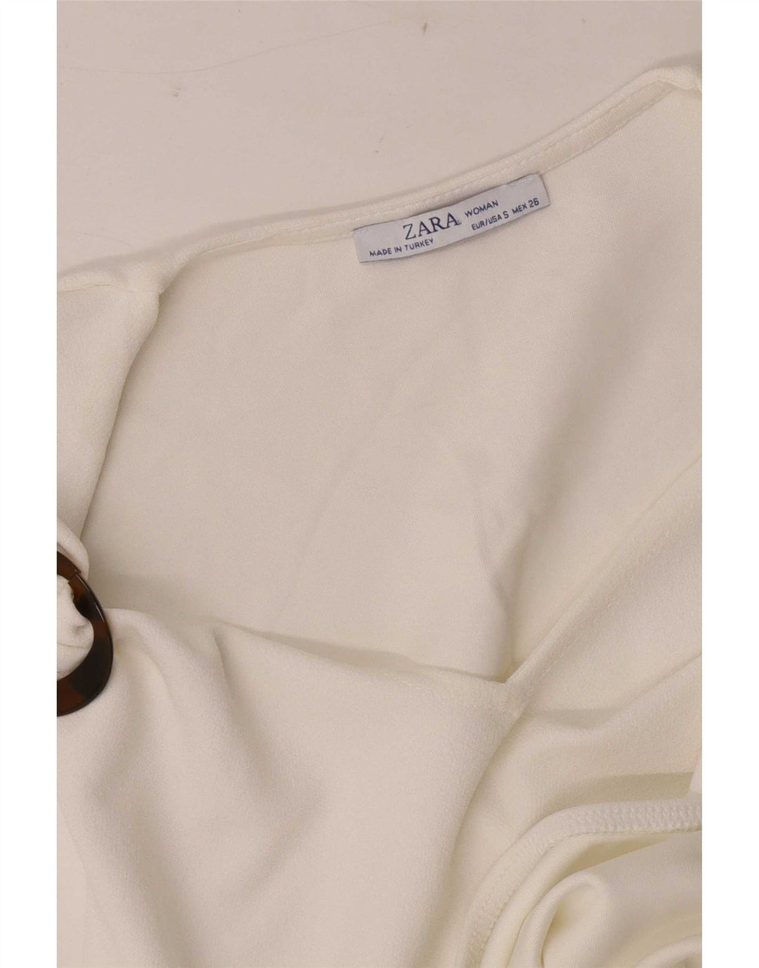 Damskie body bez rękawów Zara UK 8 Small White