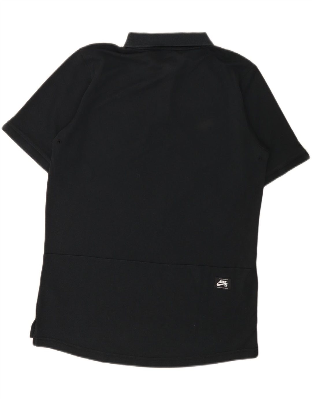 Męska koszulka polo Nike Dri Fit, średnia czarna, bawełniana