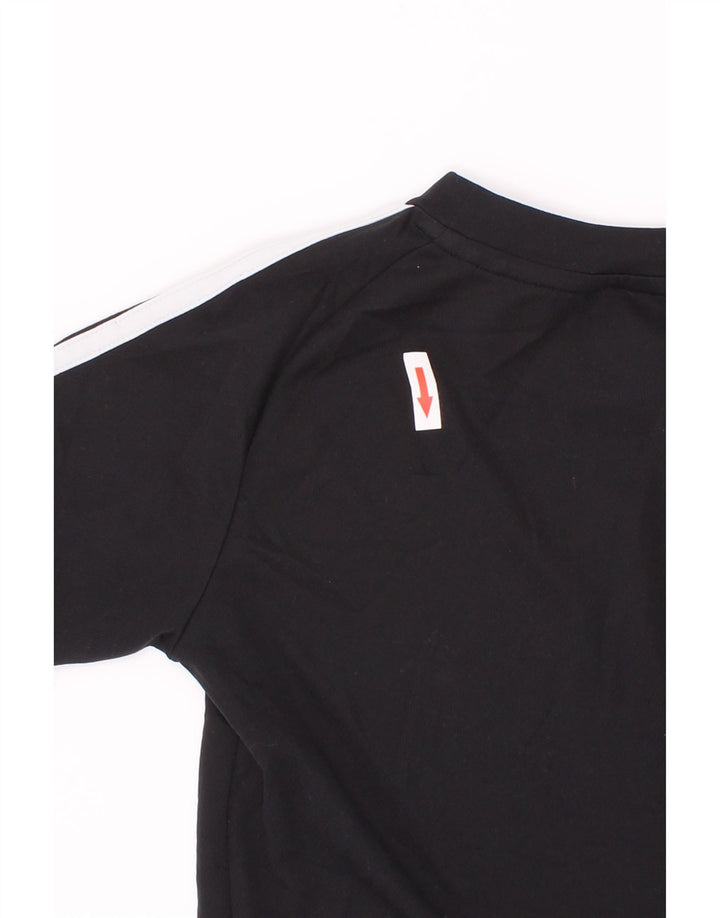 Chłopięca koszulka Adidas Climalite Top 7-8 lat Czarny poliester