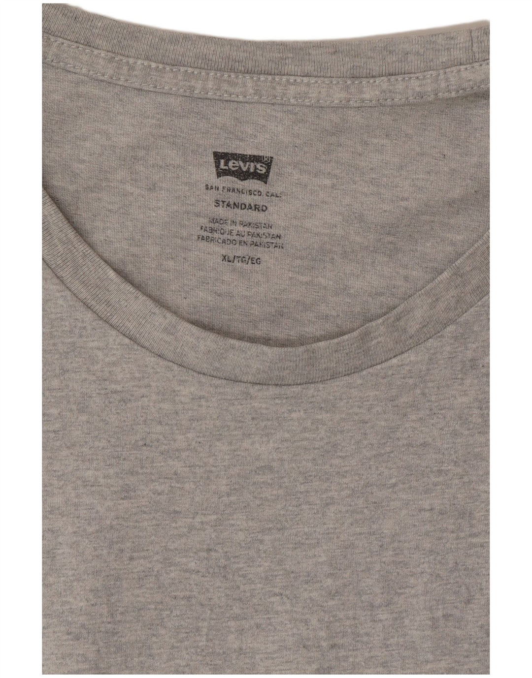 Męska koszulka standardowa Levi's XL, szara