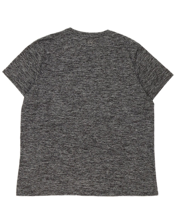 Męski t-shirt Under Armour XL, szary, nakrapiany poliester