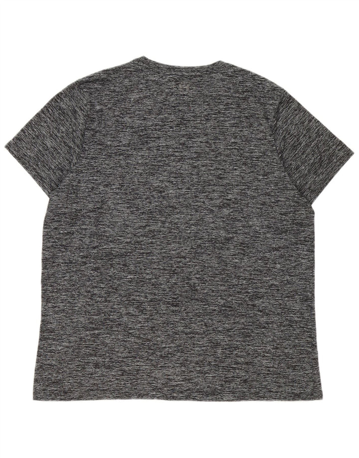 Męski t-shirt Under Armour XL, szary, nakrapiany poliester