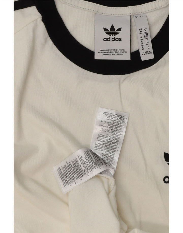 T-shirt męski ADIDAS Top, średnia biała bawełna