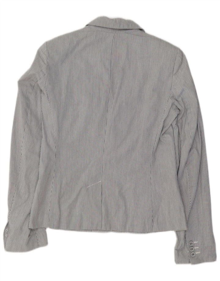 Damska marynarka FRENCH CONNECTION UK 10 w małe niebieskie prążki