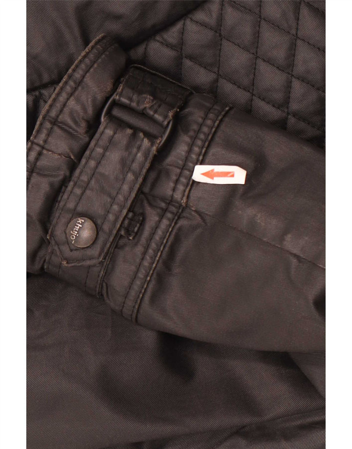Damski trencz KHUJO UK 18 XL, czarny poliester