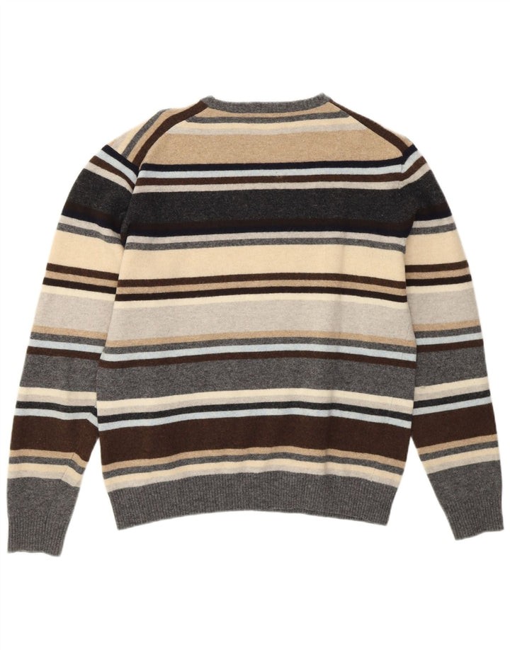 Damski sweter KAPPA z okrągłym dekoltem UK 16, duże, wielokolorowe paski