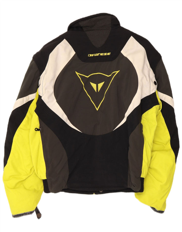 Męska kurtka wyścigowa Dainese Graphic Racer UK 38 w kolorze średniej czerni