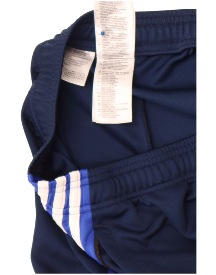 Męskie spodnie dresowe Adidas Climalite XL, granatowe, poliestrowe