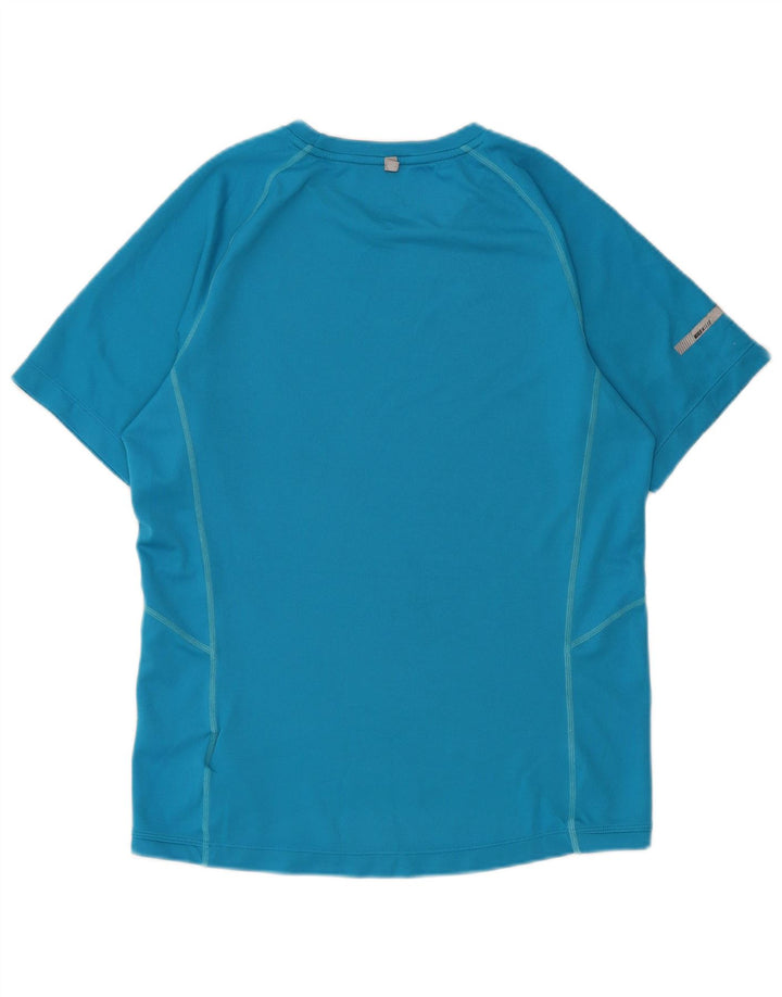 Męski T-shirt Nike Dri Fit, mały, niebieski, poliestrowy