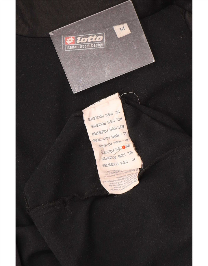 Damska bluza dresowa Lotto Crop Top Jacket UK 14 Średni czarny poliester