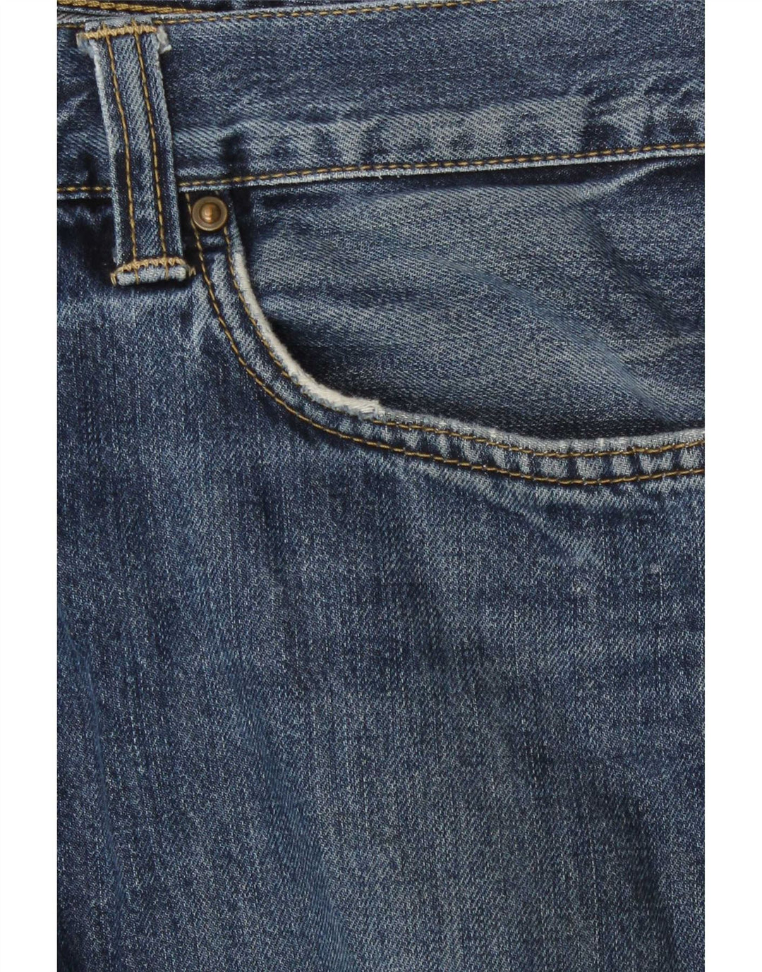 Męskie proste dżinsy Carhartt W34 L34 Niebieskie bawełniane