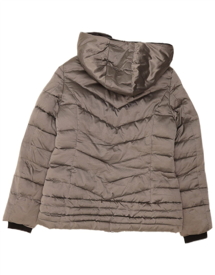 Damska kurtka z kapturem Ellesse UK 14 Medium Silver