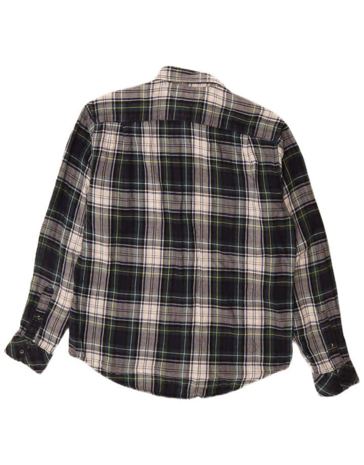 Męska koszula flanelowa Tommy Hilfiger w małą wielokolorową kratę, bawełniana