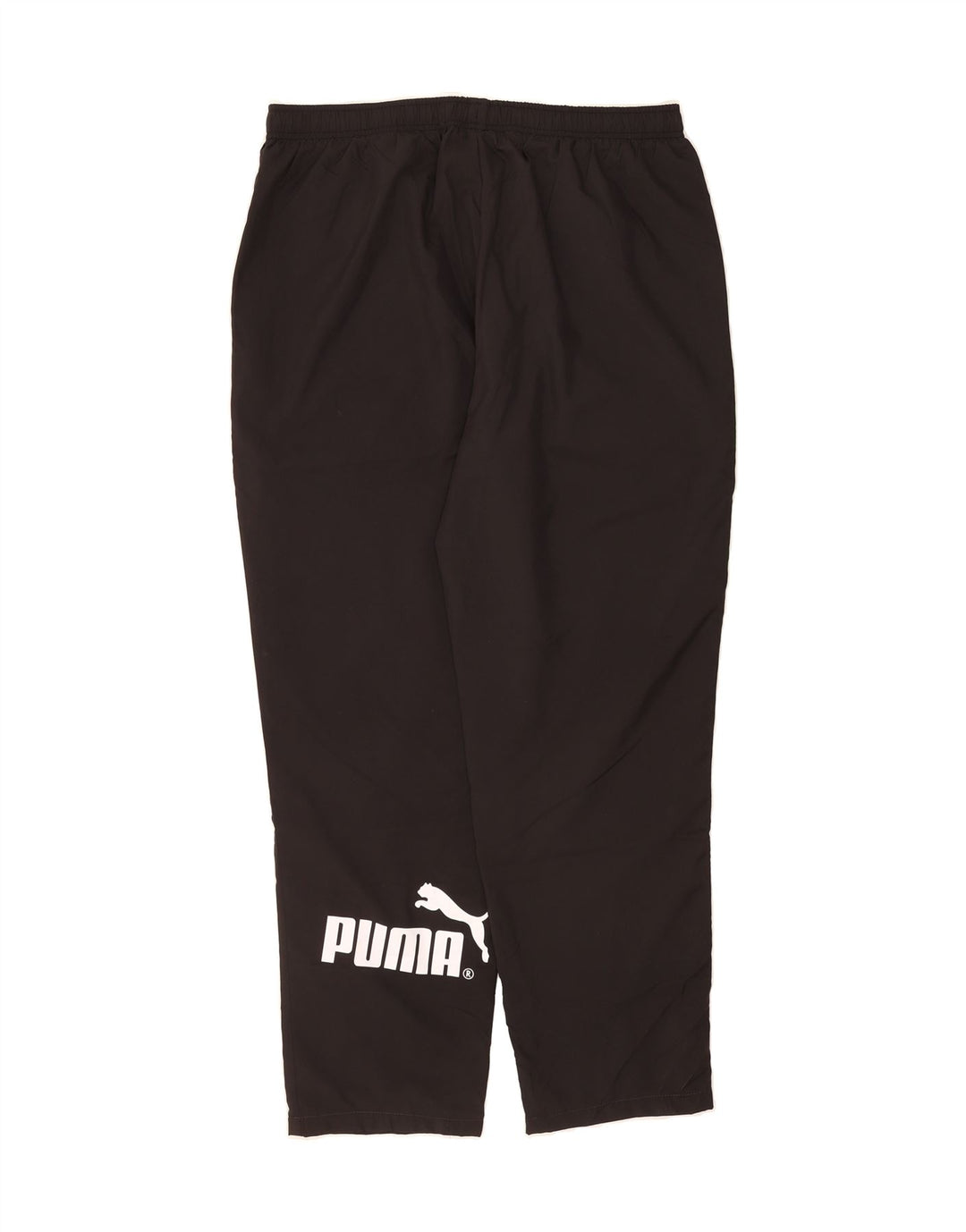 PUMA Mens Graphic Tracksuit Trousers XL Black Polyester Vintage Puma and Second-Hand Puma from Messina Hembry 