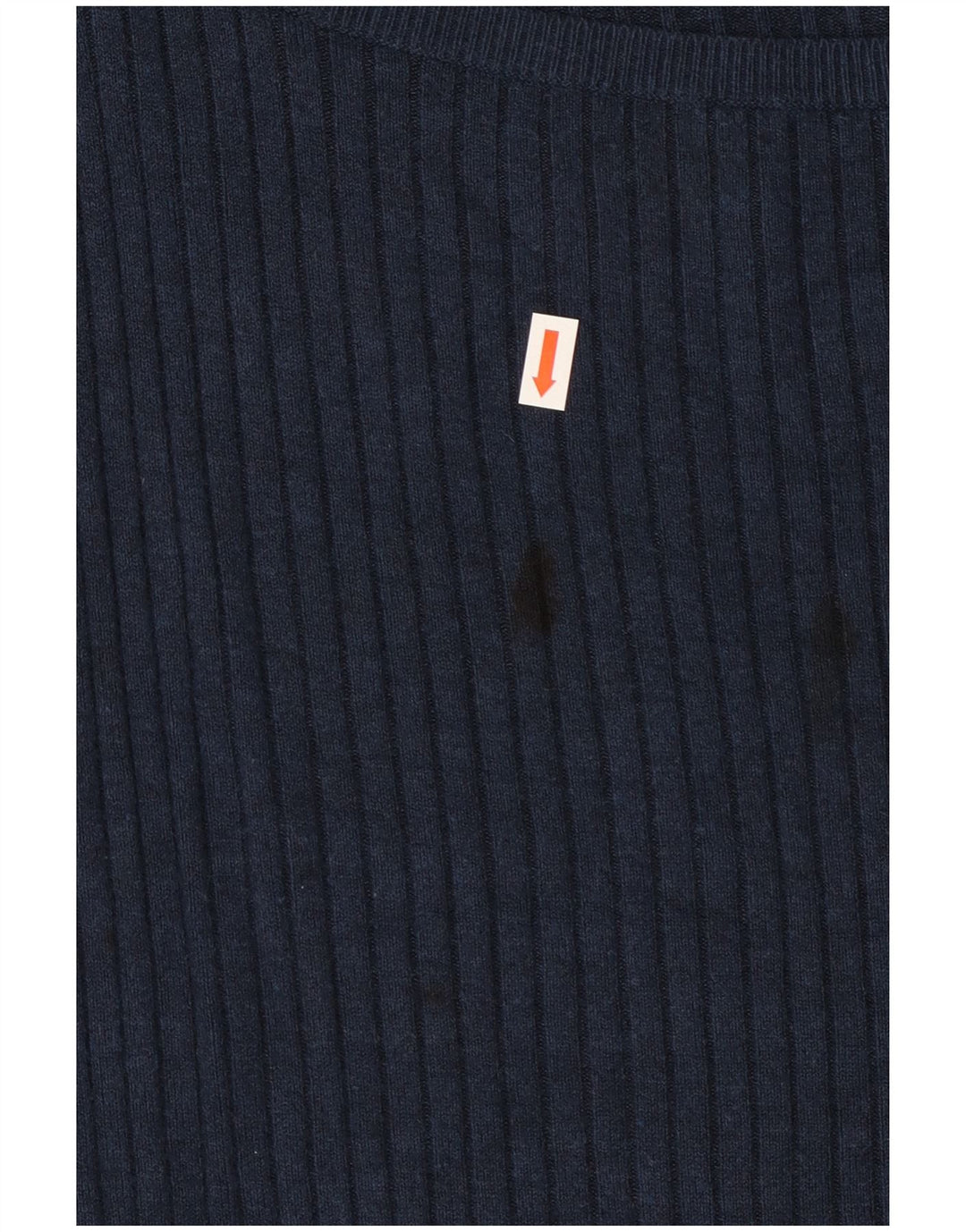 Marks & Spencer Damski top z długim rękawem UK 24 4XL Granatowa wiskoza