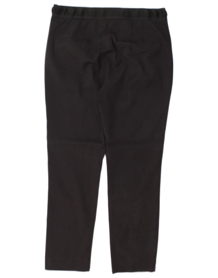Damskie spodnie typu slim casual ZARA, duże W32 L26, czarne