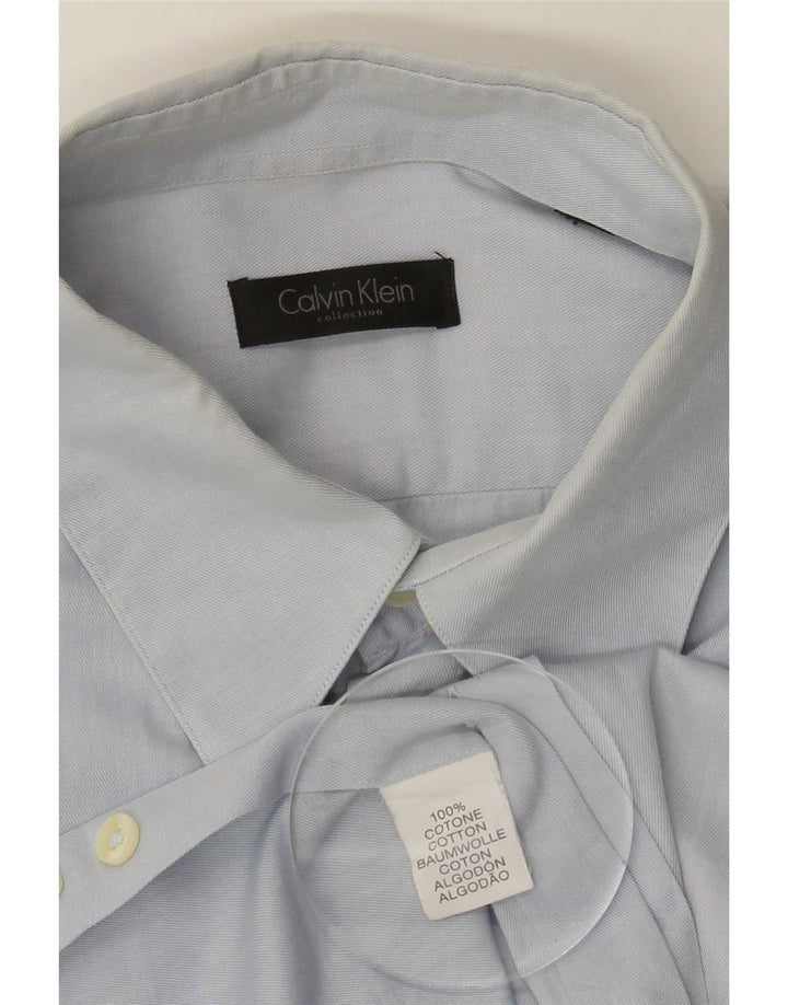 Koszula męska Calvin Klein, duża, niebieska, bawełniana