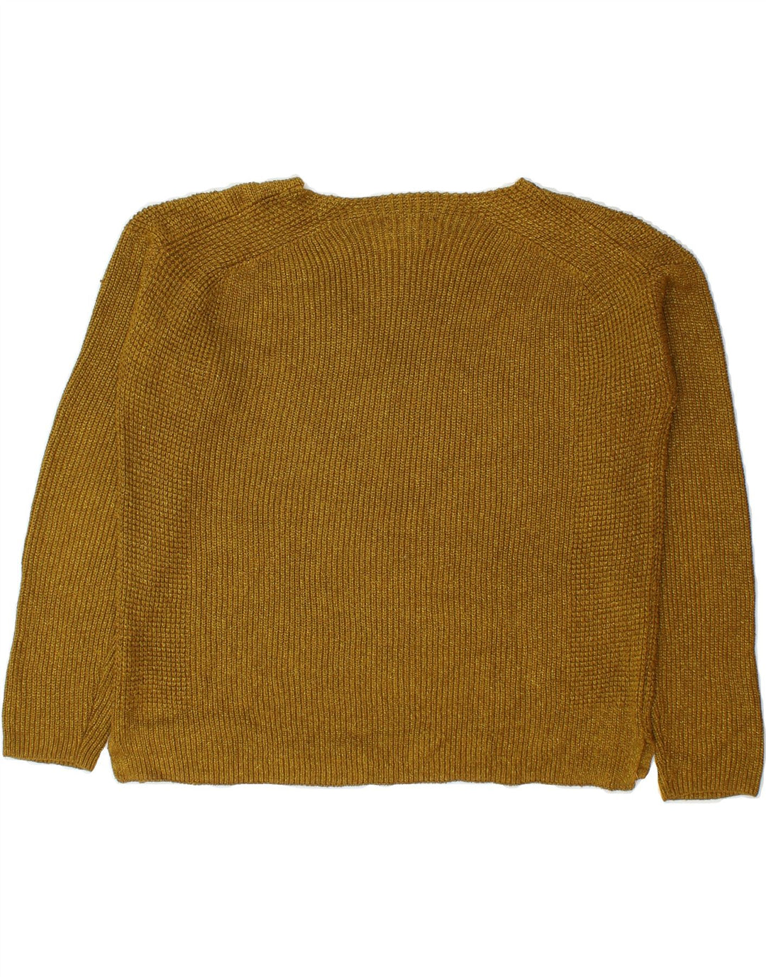 MASSIMO DUTTI Womens V-Neck Jumper Sweater UK 14 Medium Brown Vintage Massimo Dutti and Second-Hand Massimo Dutti from Messina Hembry 