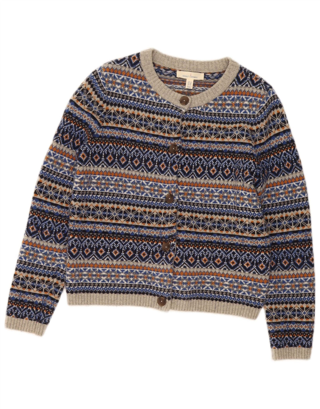 Sweter damski Seasalt Cornwall UK 14, duży, wielokolorowy