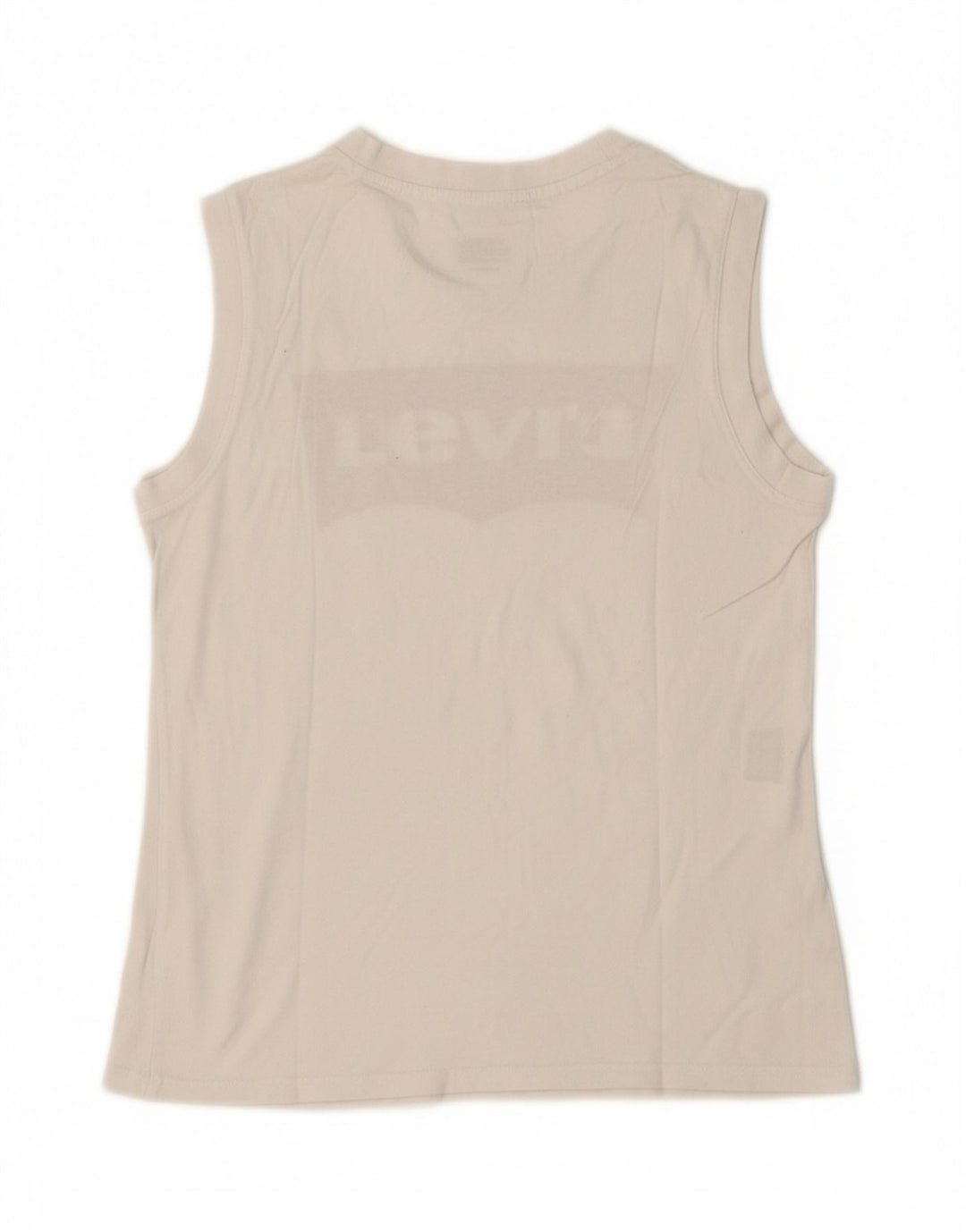 LEVI'S Womens Graphic Vest Top UK 6 XS White