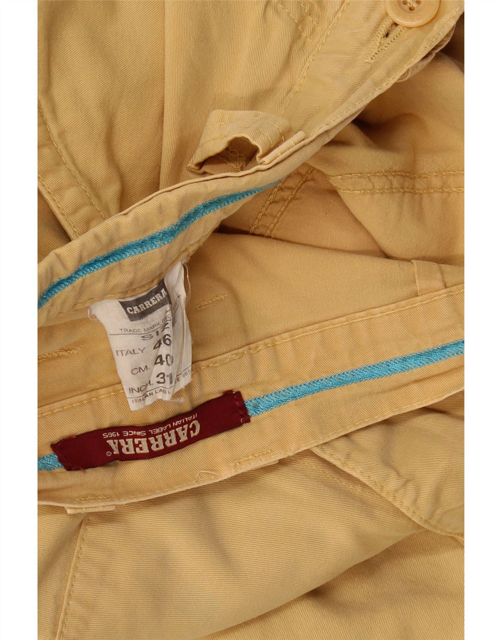 Męskie spodenki cargo CARRERA IT 46 Small W31 Żółta bawełna