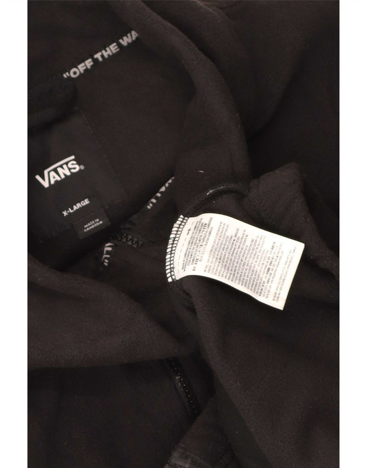Męska kurtka polarowa Vans Graphic UK 42 XL, czarna, poliester