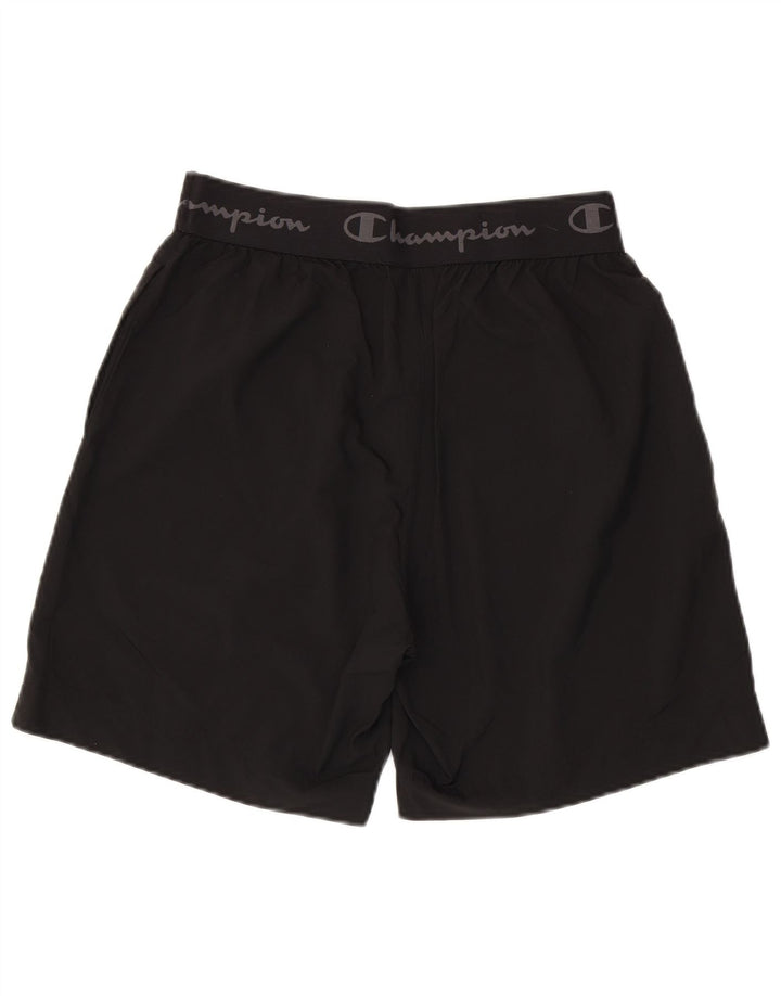 Męskie spodenki sportowe Champion Graphic, średni czarny poliester