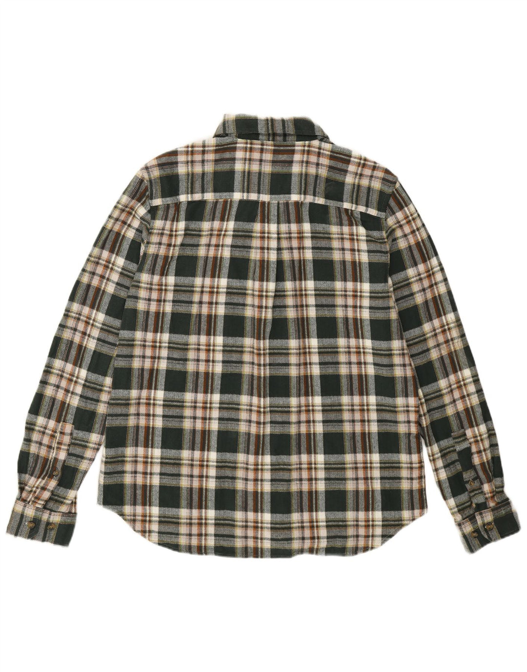 Męska koszula flanelowa Eddie Bauer, duża, bawełniana w zieloną kratę