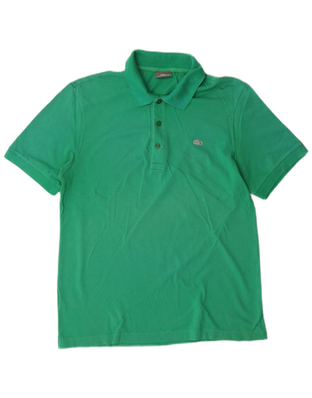 Męska koszulka polo LACOSTE, rozmiar 5, duża, zielona bawełna