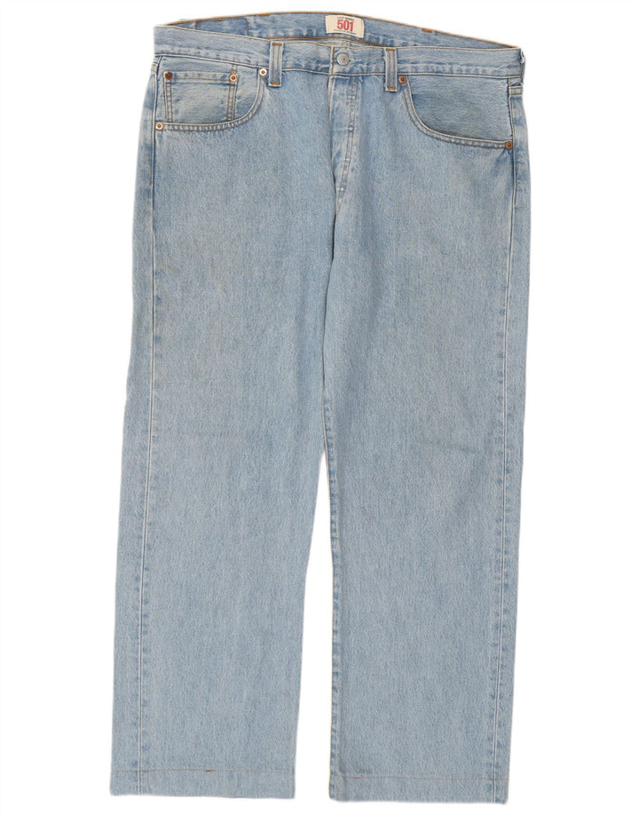 Męskie jeansy Levi's 501 Straight W38 L28 Niebieskie bawełniane