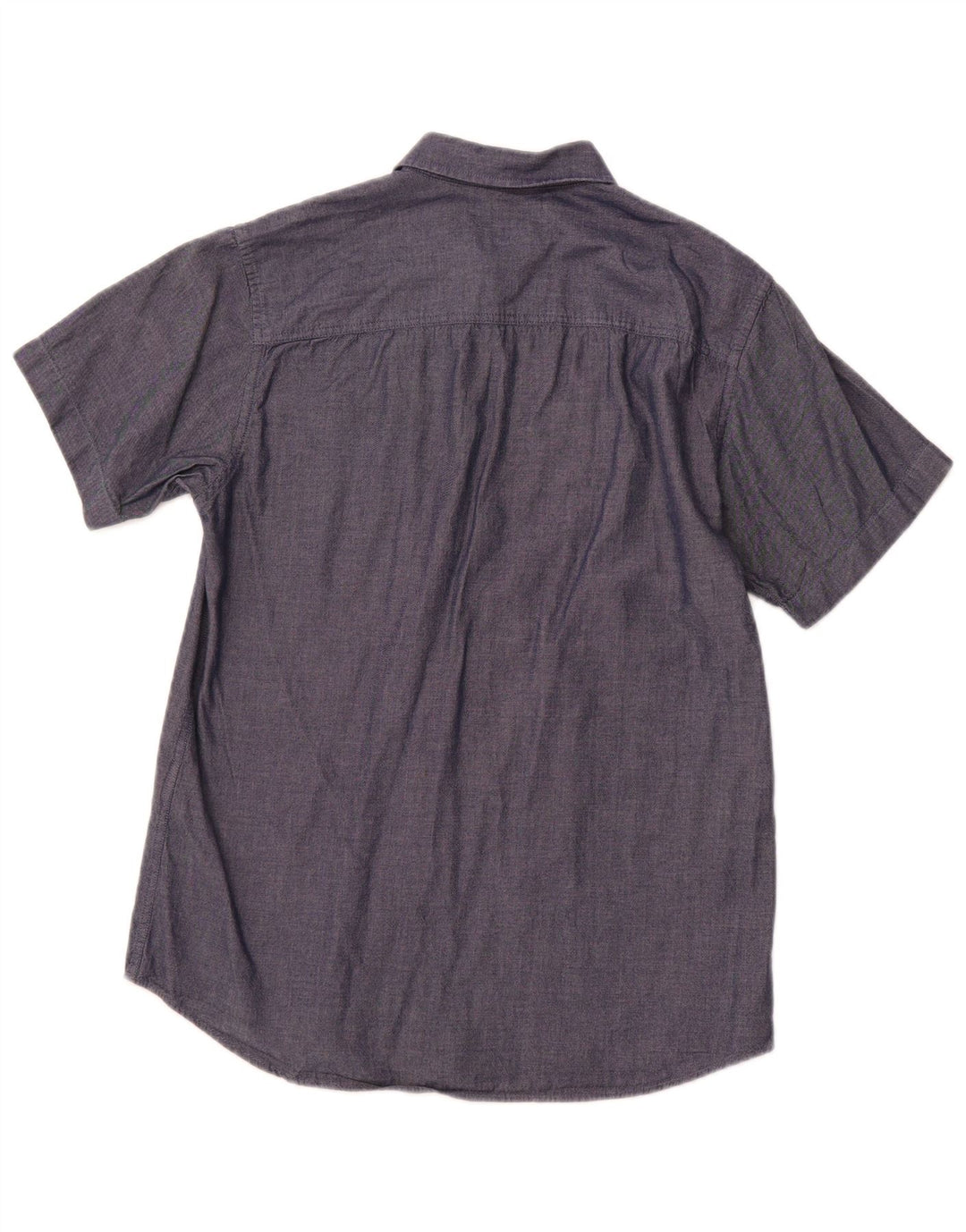JACK & JONES Męska koszula z krótkim rękawem o kroju slim fit, średnia, granatowa, bawełniana