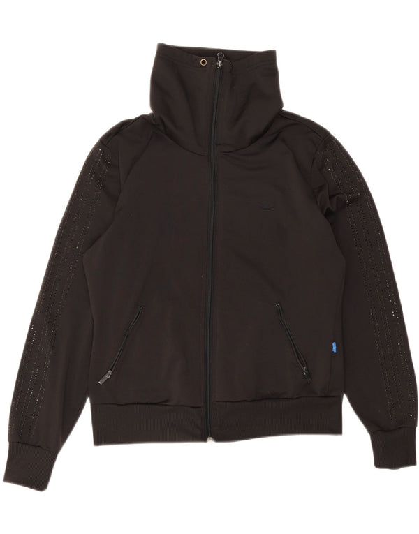 Damska bluza dresowa Adidas z grafiką IT 38 XS Czarny poliester