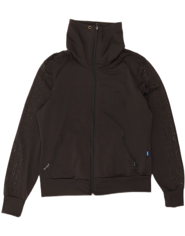 Damska bluza dresowa Adidas z grafiką IT 38 XS Czarny poliester