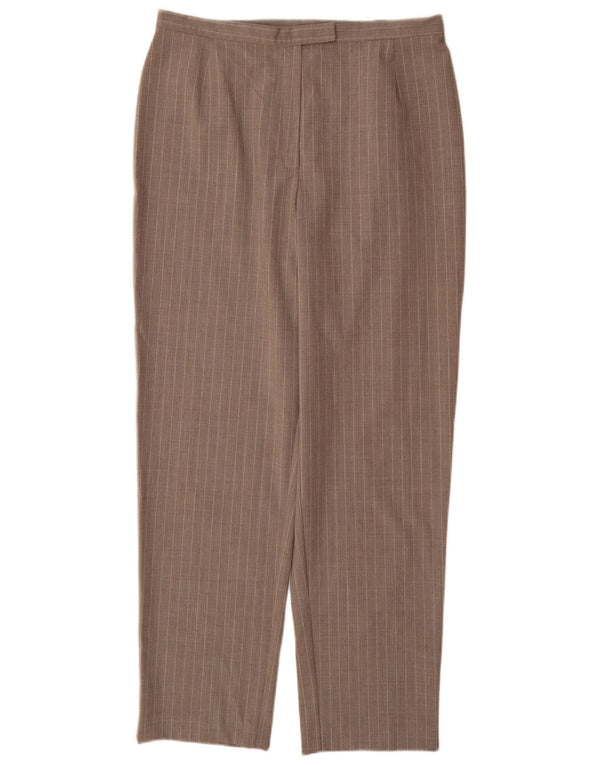 LAURA ASHLEY Damskie spodnie garniturowe z wysokim stanem UK 16 Large W32 L31 Szare