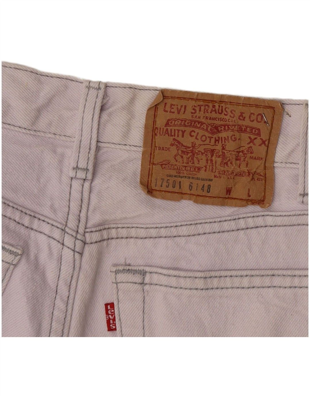 Damskie zwężane dżinsy Levi's W26 L30 Różowe
