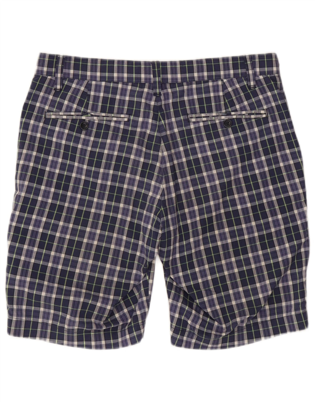Męskie spodenki chino Conte of Florence IT 48 Medium W32 granatowa kratka