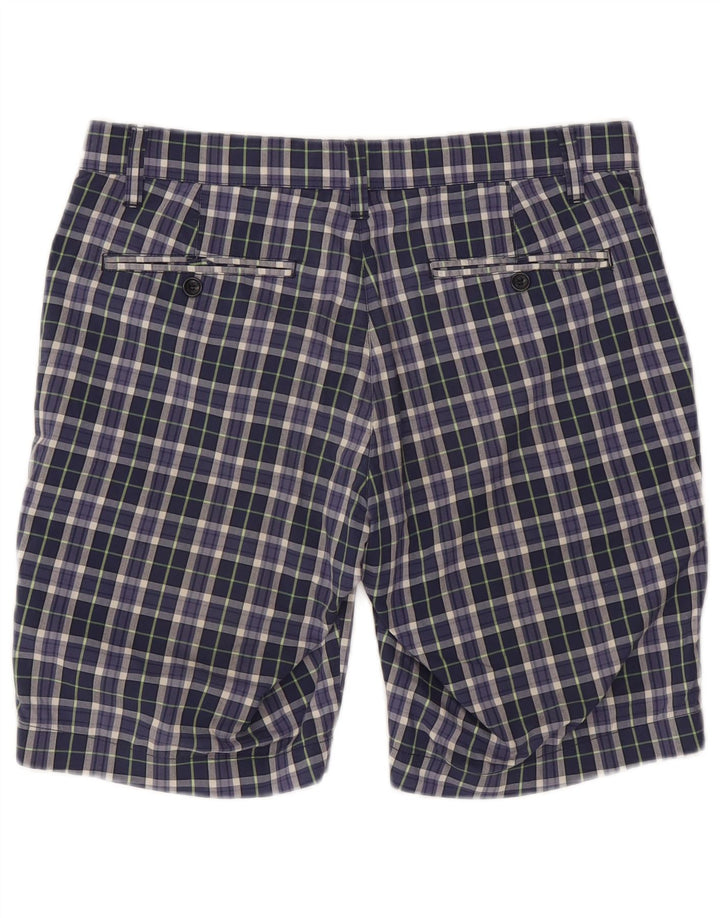 Męskie spodenki chino Conte of Florence IT 48 Medium W32 granatowa kratka