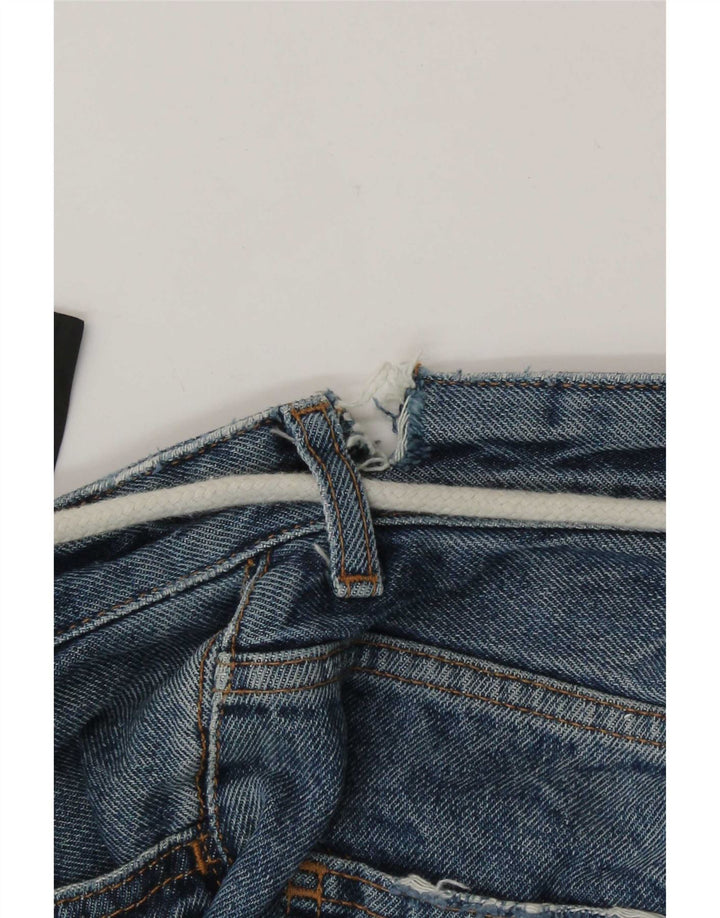 Męskie spodenki jeansowe Zara w trudnej sytuacji EU 38 Small W30, niebieska bawełna